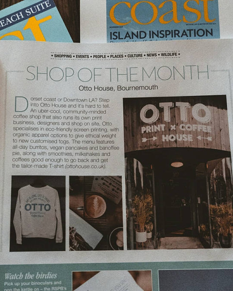 Otto Coffee House – Featured as Coast Magazine’s Shop of the Month for Specialty Coffee and Creative Space