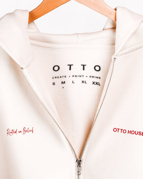 In Otto We Trust Oversized Zip Hoodie - OTTO HOUSEHoody