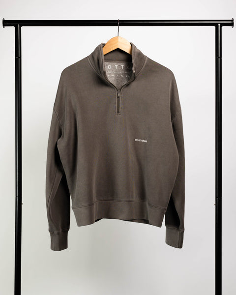 Otto House Ladies' Half - Zip Sweatshirt - OTTO HOUSESweatshirt
