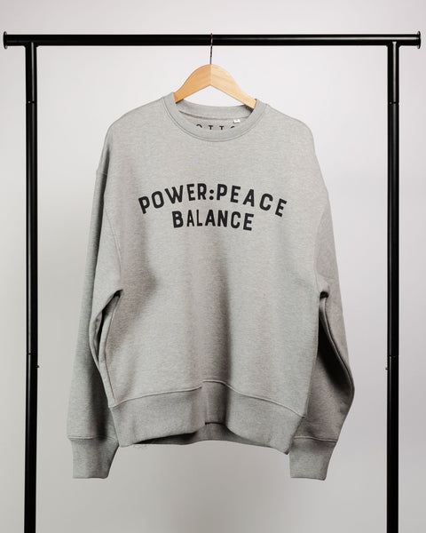 Power:Peace Balance Oversized Sweatshirt - OTTO HOUSESweatshirt