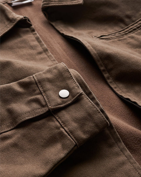 Workers Canvas Heavy Jacket by Otto House – Durable Utility Jacket for Everyday Wear