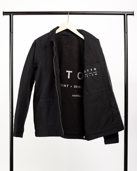 Workers Canvas Heavy Jacket by Otto House – Durable Utility Jacket, Front View